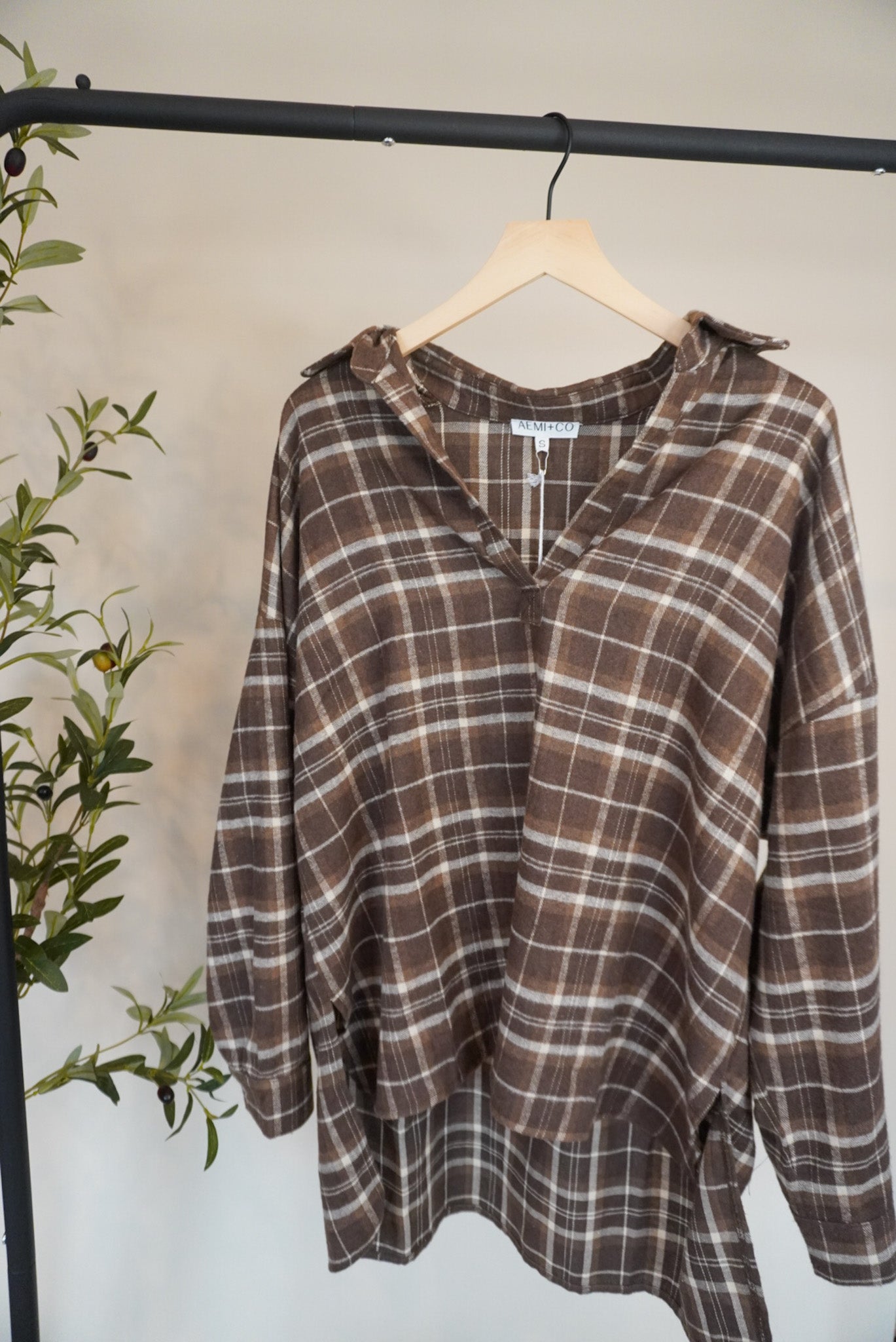 Charlie Soft Plaid Pullover